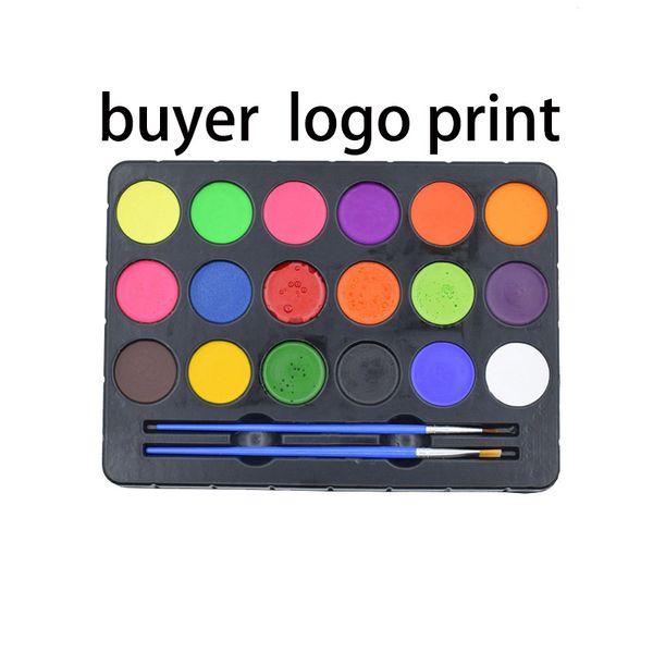 

no logo 18 face body paint neon matte shimmer fix out your own color palette paint