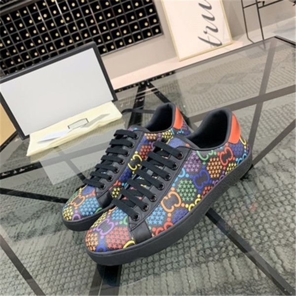 

selling fashion designer men's and women's shoes wild vintage luxury platform little bee rhinestone casual sneakers low-shoes t1, Red;white