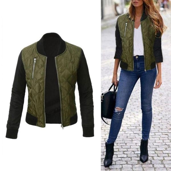 

2018 classic zipper jackets fashion style patchwork front pocket warm stand collar casual cotton autumn coat slim outwear, Black;brown