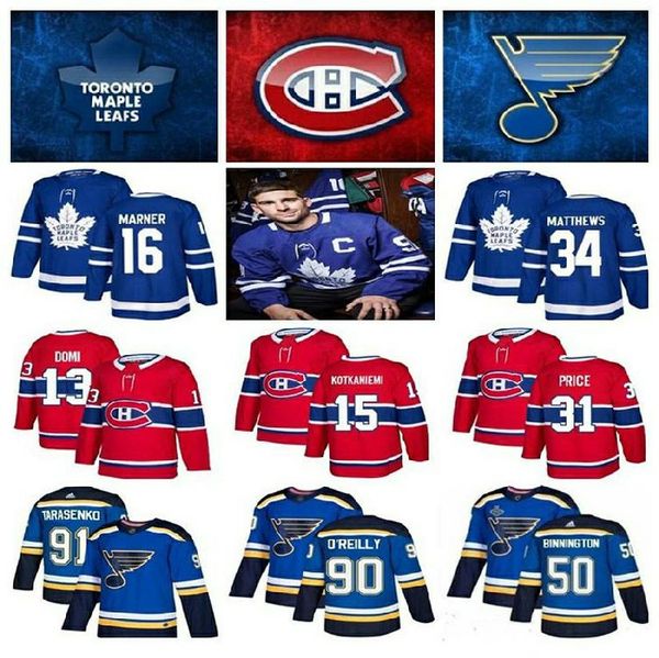 

canadiens 31 carey price jersey max domi shea weber leafs john tavares auston matthew william nylander blues 91 vladimir tarasenko o're, Black;red