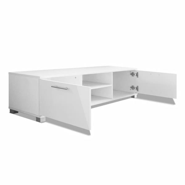

тв кабинет high-gloss white 120x40.3x34.7 см мебель для гостиной