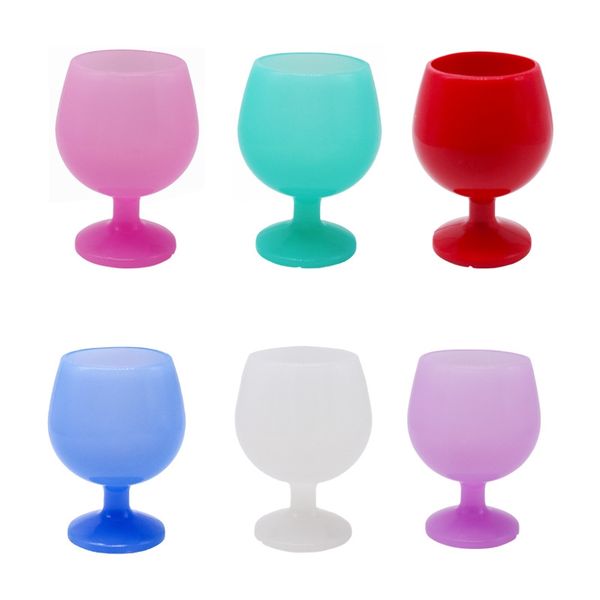 

silicone wine goblet foldable cocktail water cup unbreakable outdoor beer bbq cup champagne whiskey bottle travel festival party other dinne