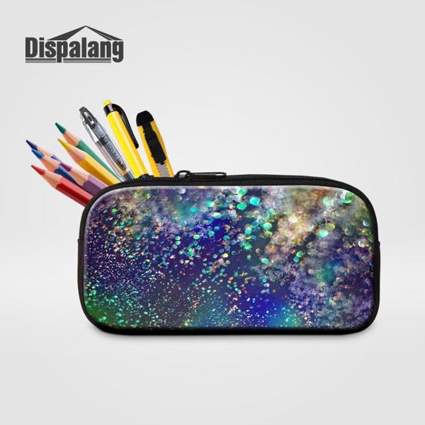 

universe nebula prints women makeup cosmetic bag children school pencil case girl pen pouch boy stationery holder zipper pen box