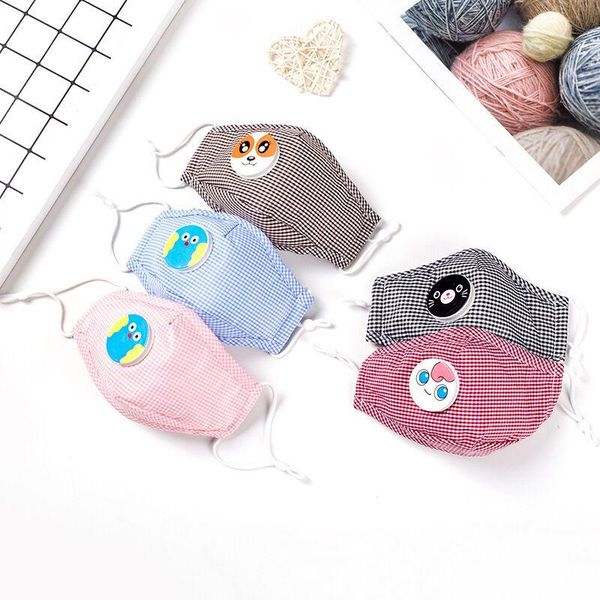 

children's anti haze pm2.5 mask breathing valve pure cotton filter dust-proof, warm and breathable cute cartoon mask
