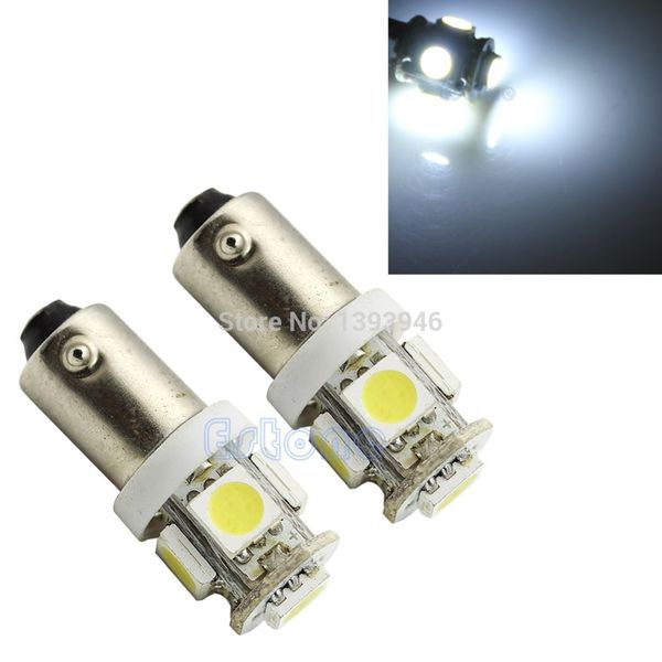 

10pcs/lot t11 white ba9s smd 5-led car wedge side light bulb lamp 12v
