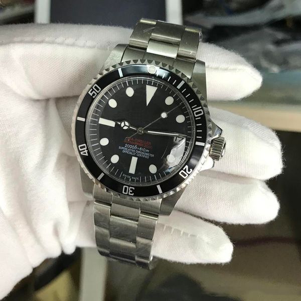 

Горячая продажа Мужские часы Vintage Классическая версия SEA-DWELLER Автоматическое меха