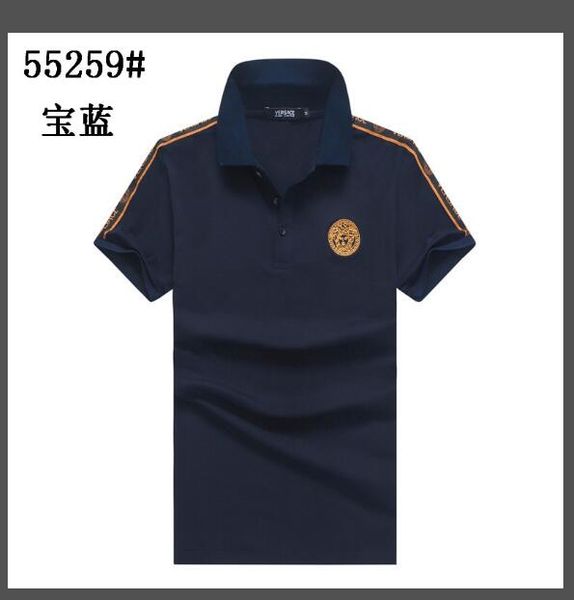 

sell summer new designer brand tag clothing men's fabric letters polo t-shirt lapel collar casual men's t shirt size -xxl, White;black