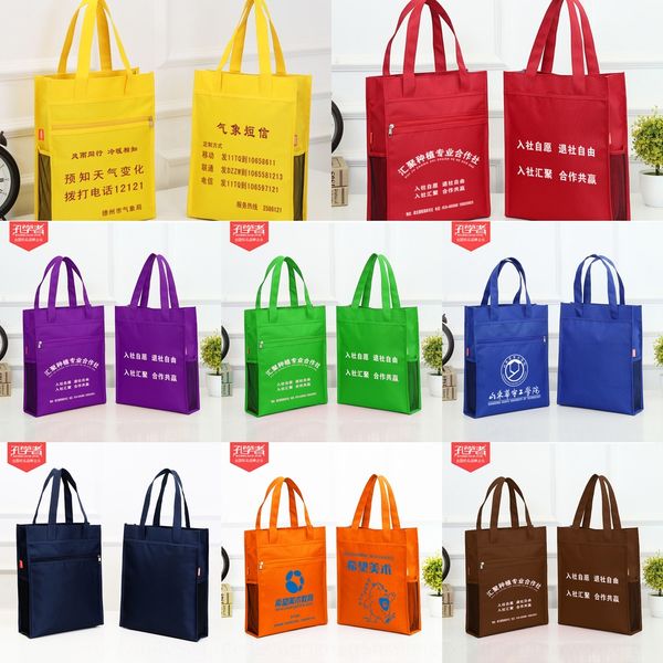 

children junior high school pupils school canvas tutorial tutorial hand art bag waterproof canvas book bag female