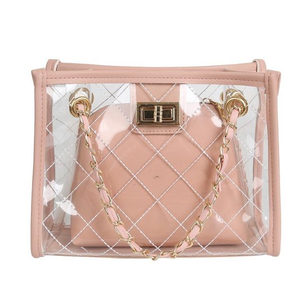 

new 2020 transparent jelly small bag female trend temperament shoulder messenger bag korean wild