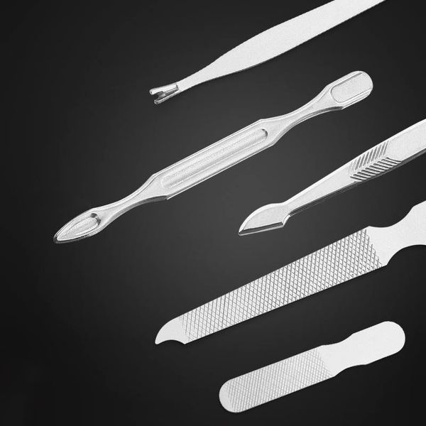 

18pcs manicure pedicure set stainless nail clippers kit cuticle grooming beauty tools cd88