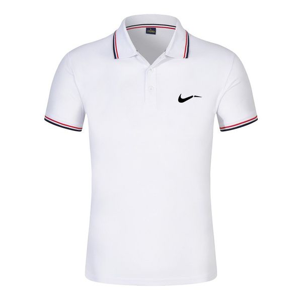 

summer new polos fashion printing men's polo shirt t-shirt men and women high street casual high quality, White;black