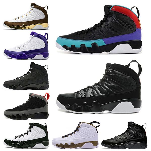 

dream it do it 9 9s mens basketball shoes anthracite the spirit bred unc athletics sports sneakers size 7-13