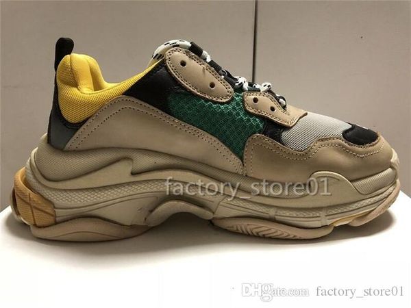 

women jogging party shoes triple s casual shoes luxury casual shoes triple-s clean sneakers mens walking shoe dad shoe sneakers, Black
