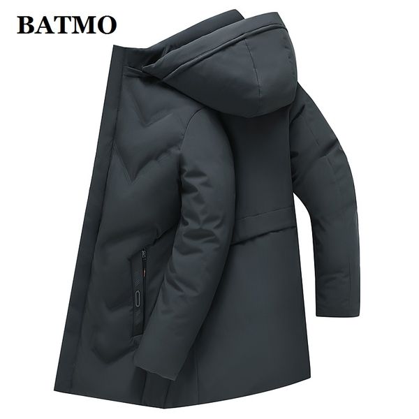 

batmo 2019 new arrival winter hooded parkas men,men's hooded jackets ,plus-size l-4xl 1988, Tan;black