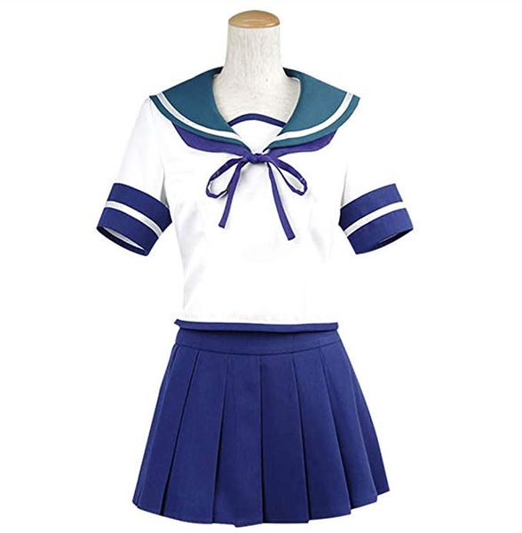 

kantai collection cosplay costume fubuki sailor suit, Black