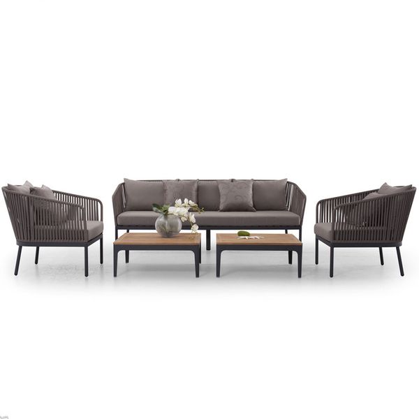 

camp furniture outdoor sofa courtyard rattan living room weave