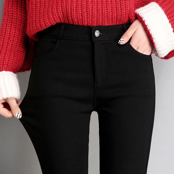 

new arrival autumn designer womens leggings brand pants for womens fashion luxury women casual trousers s-3xl with wholesale, Black