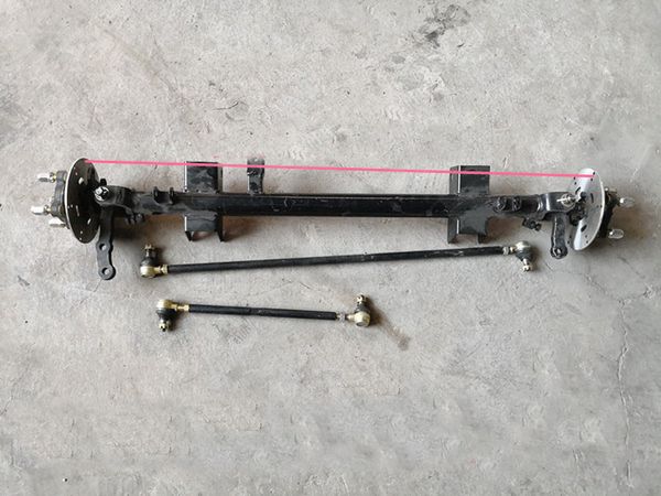 

modified 80cm motorcycle electric tricycle transmission disc brake front axle