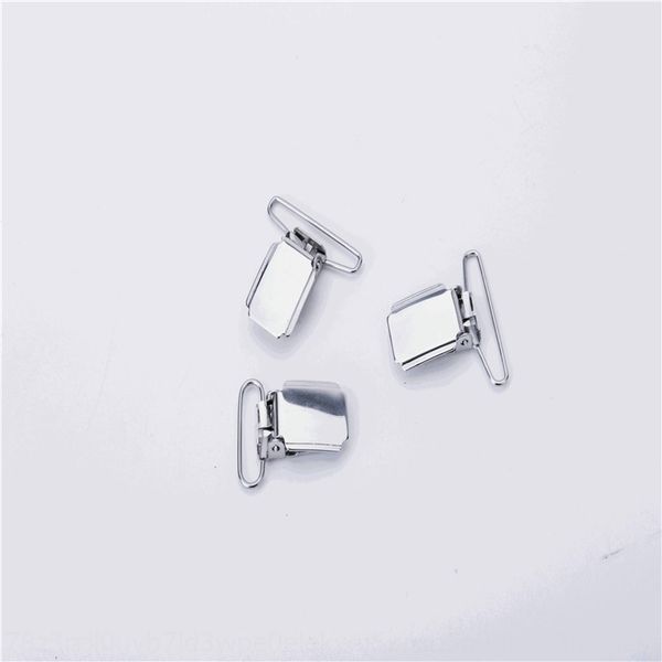 

35mm chrome plated accessory strap clip metal duckbill buckle silver strap accessories, Slivery;black