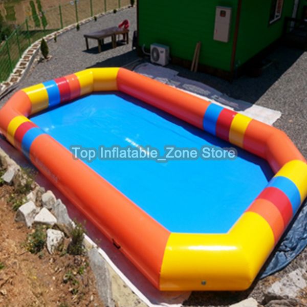 piscina in pvc 10x8x0.65m Piscina gonfiabile Piscina in PVC Cina per adulti