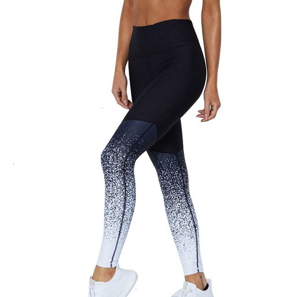 

женщины дизайнер гетры printed тонкий фитнес гетры женщины compression push up одежда workout печать заплатки брюки 2019, Black