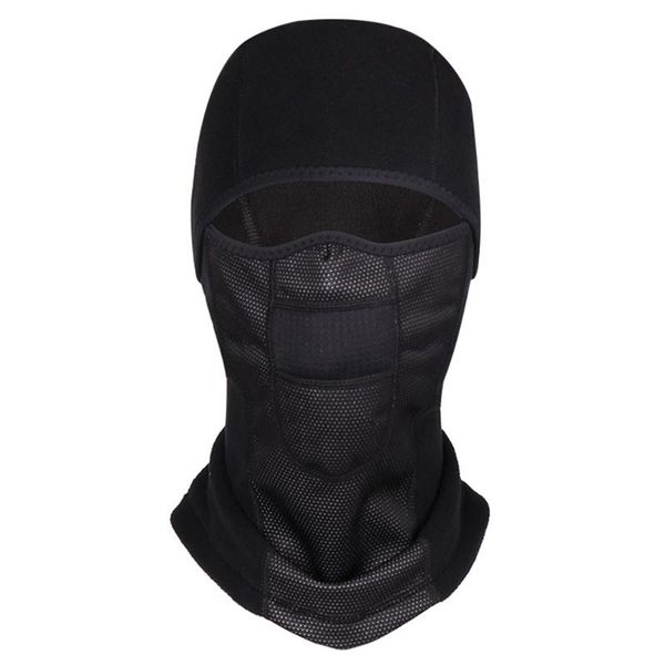 

cycling caps & masks summer anti-uv sport mask mtb bike helmet hat running riding fishing bandana motorcycle face cap, Black