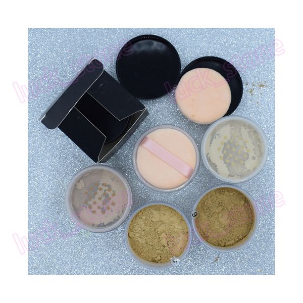 

print buyer logo matte 6 color makeup setting loose powder fix makeup loose powder with puff