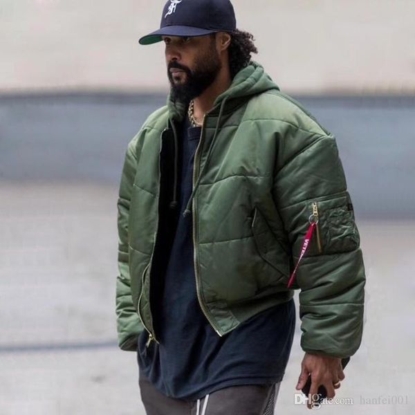 

17fw vetements x alpha industries ma1 bomber thick jackets two-sided outerwear oversized with a detachable couple casual jackets hfxyjk012, Black;brown