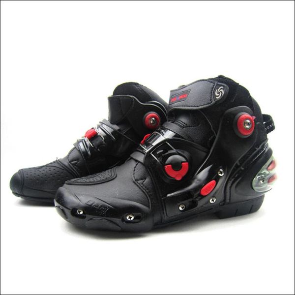 

pro-biker motorcycle shoes motocross racing shoes motorbike leather waterproof size eu 40-45 a9001 swx brand moto