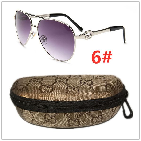 

multicolor gold frame luxurious g sunglasses for men women sunglasses driving beach holiday l̴v uv400 sun glasses gu̴cci gift, Black