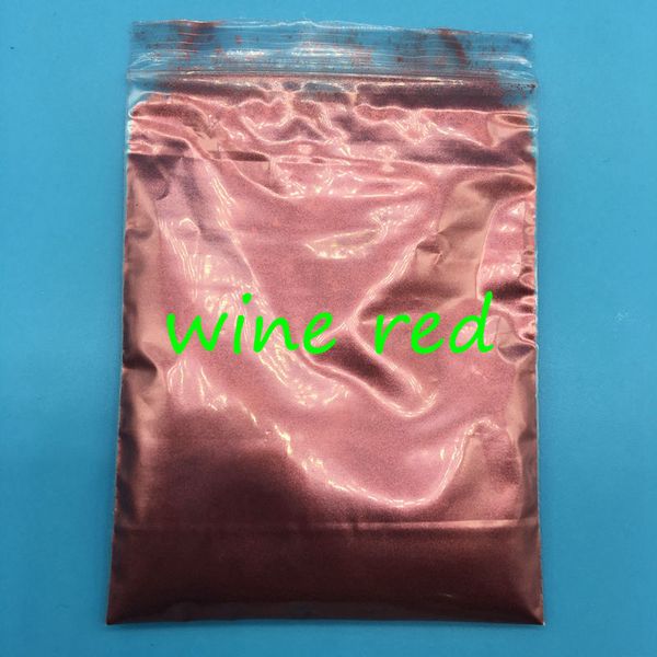 

50g wine red colorful pearl powder for make up,many colors mica powder for nail glitter,pearlescent powder cosmetic pigment wholesale, Silver;gold