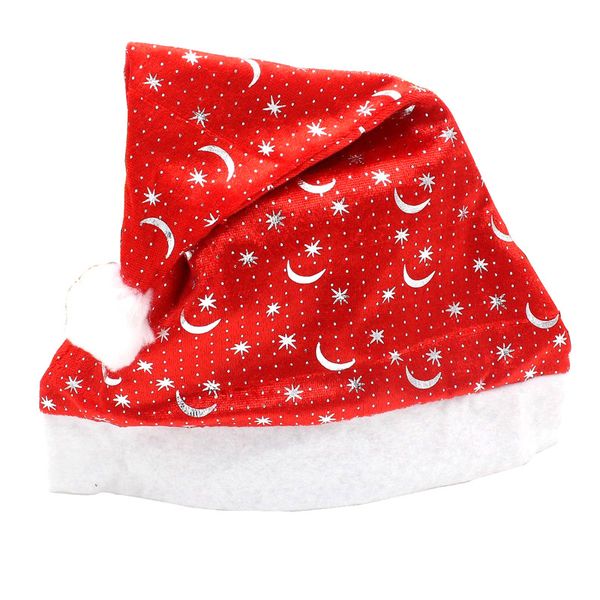 

новогодняя шапка, лунная шапка, оптовая композитная шапка снежинки, украшение санта-клауса, золотой бархат, крышка из золота и серебра