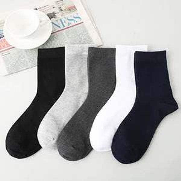 

мужские чистые однотонные носки, доказательство запаха, доказательство пота, однотонные носки для молодых людей. шестьдесят вторая категория, Black