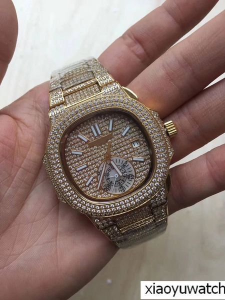 

Of the late t aaa brand men 039 watch automatic mechanical movement 40mm double apphire mirror hine diamond watch