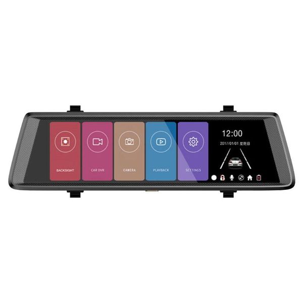 

phisung h900 full hd 1080p car dvr camera 9.88 inch rearview mirror digital video recorder dashcam