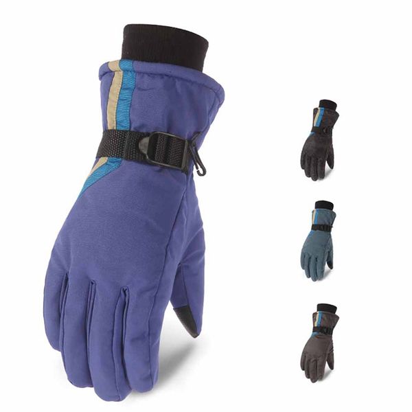 rainday Ski Gloves,Waterproof and Windproof Gloves Thermal Gloves,Anti Slip Warm Snow Gloves for Skiing Snowboarding,Winter gloves for Children,Men and Women