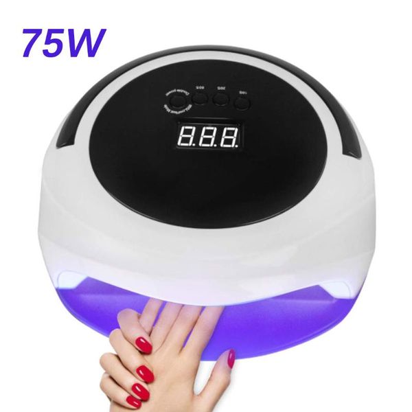 

new nail dryer led uv portable lamp curing for all gel polish with led display screen nail art manicure machine tool 75/36w
