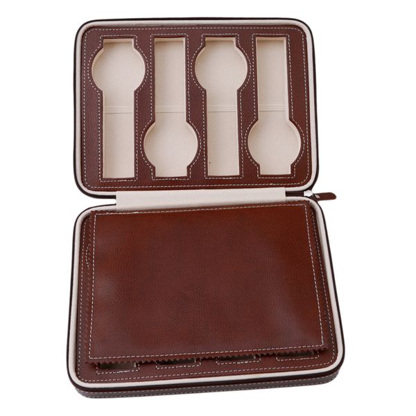 

new watch organizer storage watches display case watch boxes tray zippered travel jewelry case jewelry box