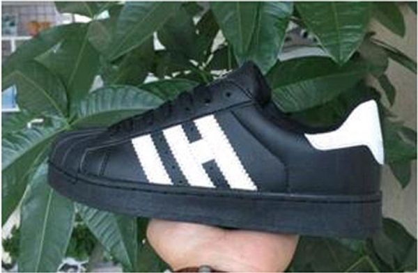 

size36-46 fashion men casual shoes superstar female sneakers women zapatillas deportivas mujer lovers sapatos femininos shoes, Black