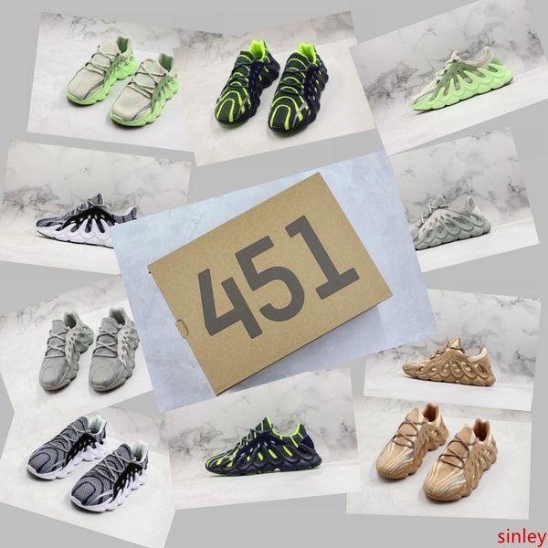 

with ]luxury designer men women zebra brand kanye west 451 og clay static mens wave runner running shoes 36-45