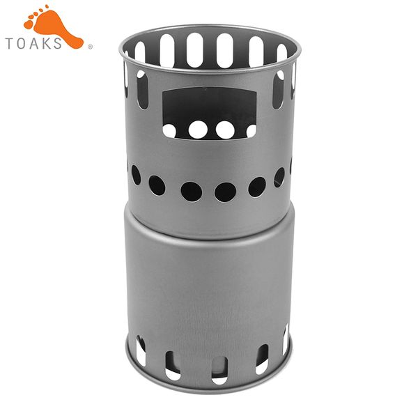 

toaks wood burning stove pure titanium for backpacking camping hiking