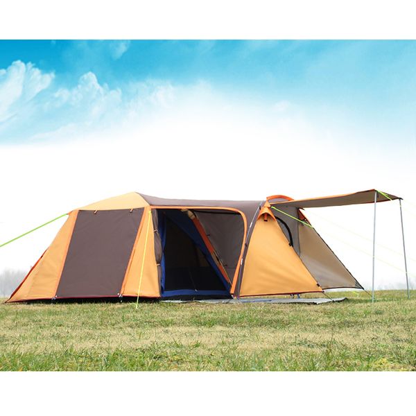 

grntamn double layer 3-4person one hall one bedroom waterproof windproof camping tent