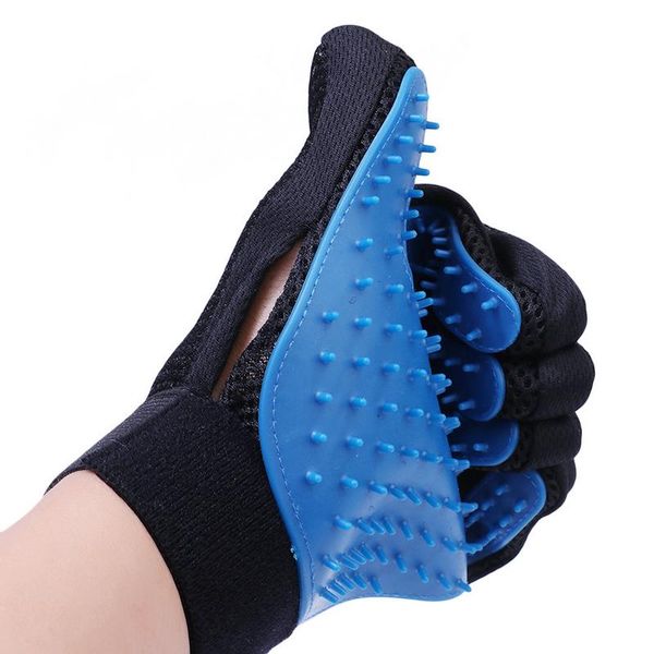 

pet gloves cats dogs cleaning massage five finger silicone gloves 1 pair