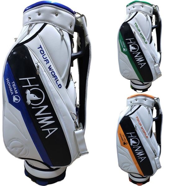 

golf bags pu leather honma golf cart bag men golf stuff bag 3 colors