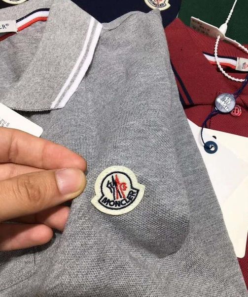 

2019 fa hion moncle men 039 77oncler polo ca ual hort leeved new lapel t hirt men 039 wear polo hirt hort leeved brand we