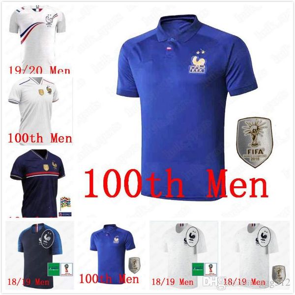 

thailand 100th frances soccer jerseys 2 star mbappe camiseta de futebol giroud kante 100 anniversary men s-xxl maillot de foot1, Black;yellow