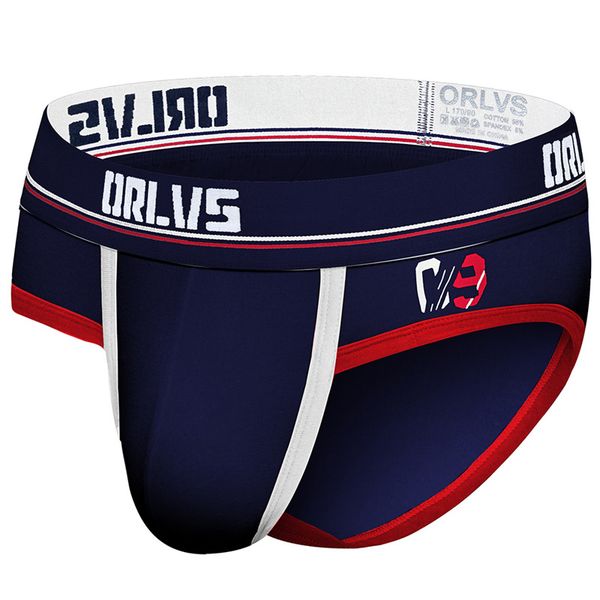 

2020 новая сексуальный orlvs мужской формировать тела трусах тенденция письмо низкой талии у выпуклым мешка мужских трусов молодежных спорти, Black;white