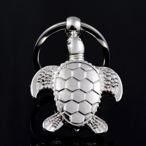 Moda-Metal Kaplumbağa Anahtarlık Sleutelhanger Yüksek Kaliteli Alaşım Kaplumbağa Anahtarlık Araç Keyfobs Yenilik Takı Hediye Anahtarlıklar