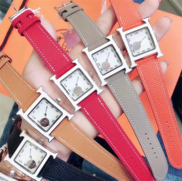 

Y factoryheure h double jeu erie women luxury watch imported wi quartz movement cnc ladie dre de igner watch italy genuine leather