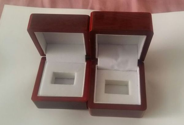 

jewelry boxes championship ring display case box wooden box for championship (wood 1 holes) 65**65*45mm and 50 * 65 * 65cmred, Black;white